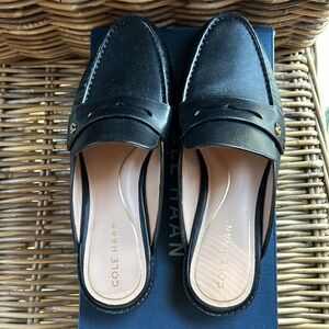 Cole Haan Black Mule